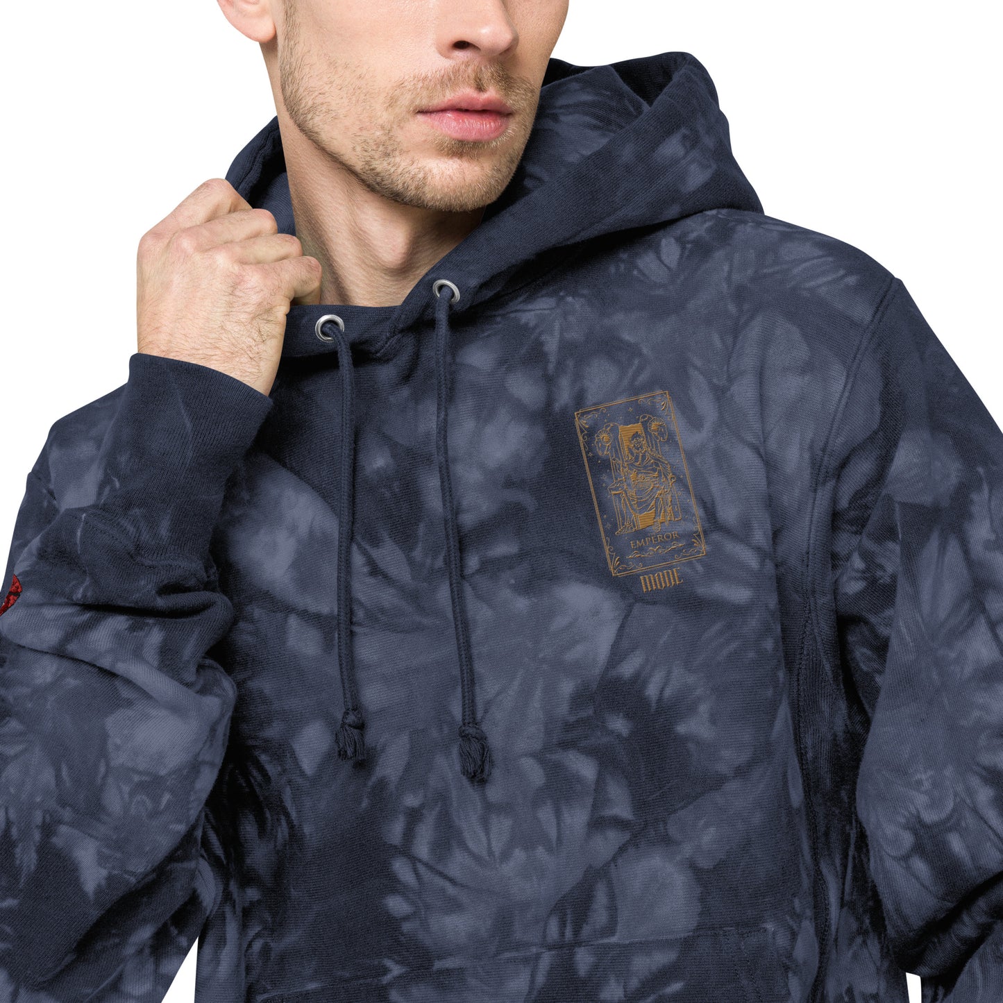 Emperor (Gold) Unisex Champion Tie-dye Hoodie