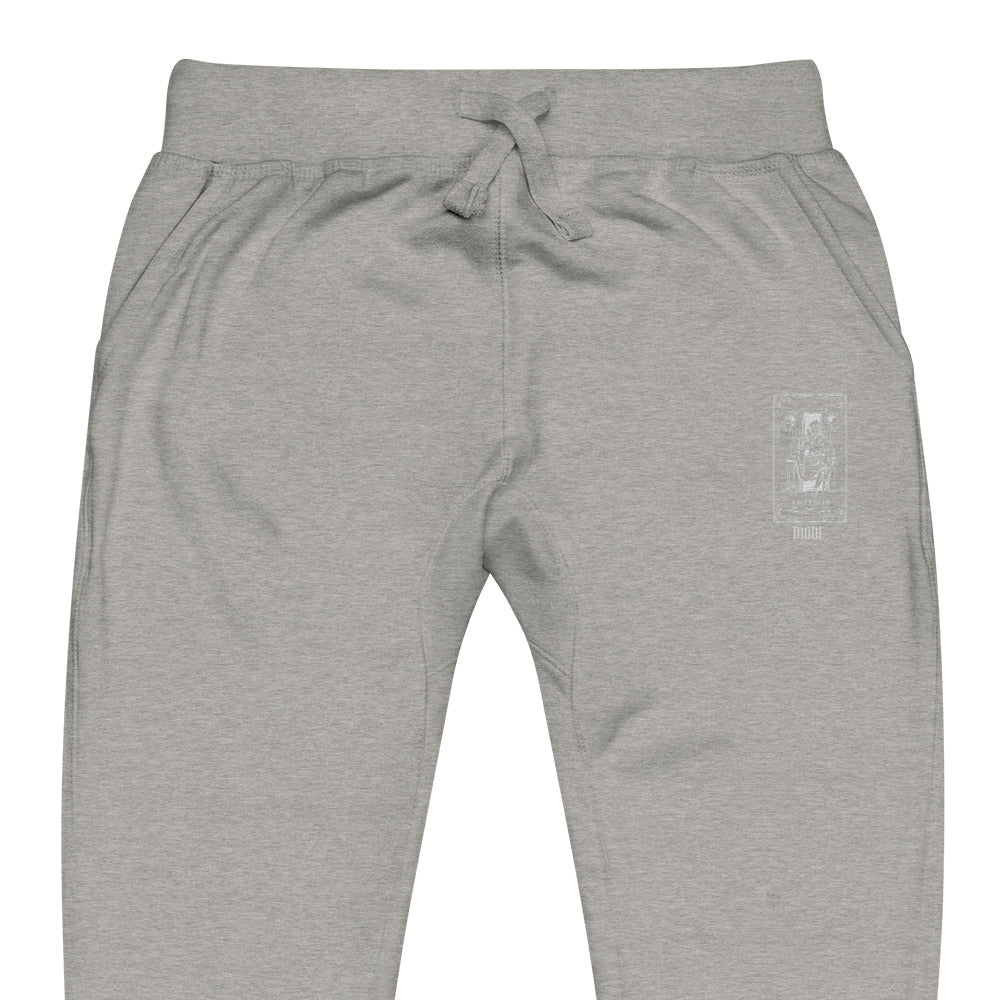 Emperor (White) Unisex Fleece Sweatpants