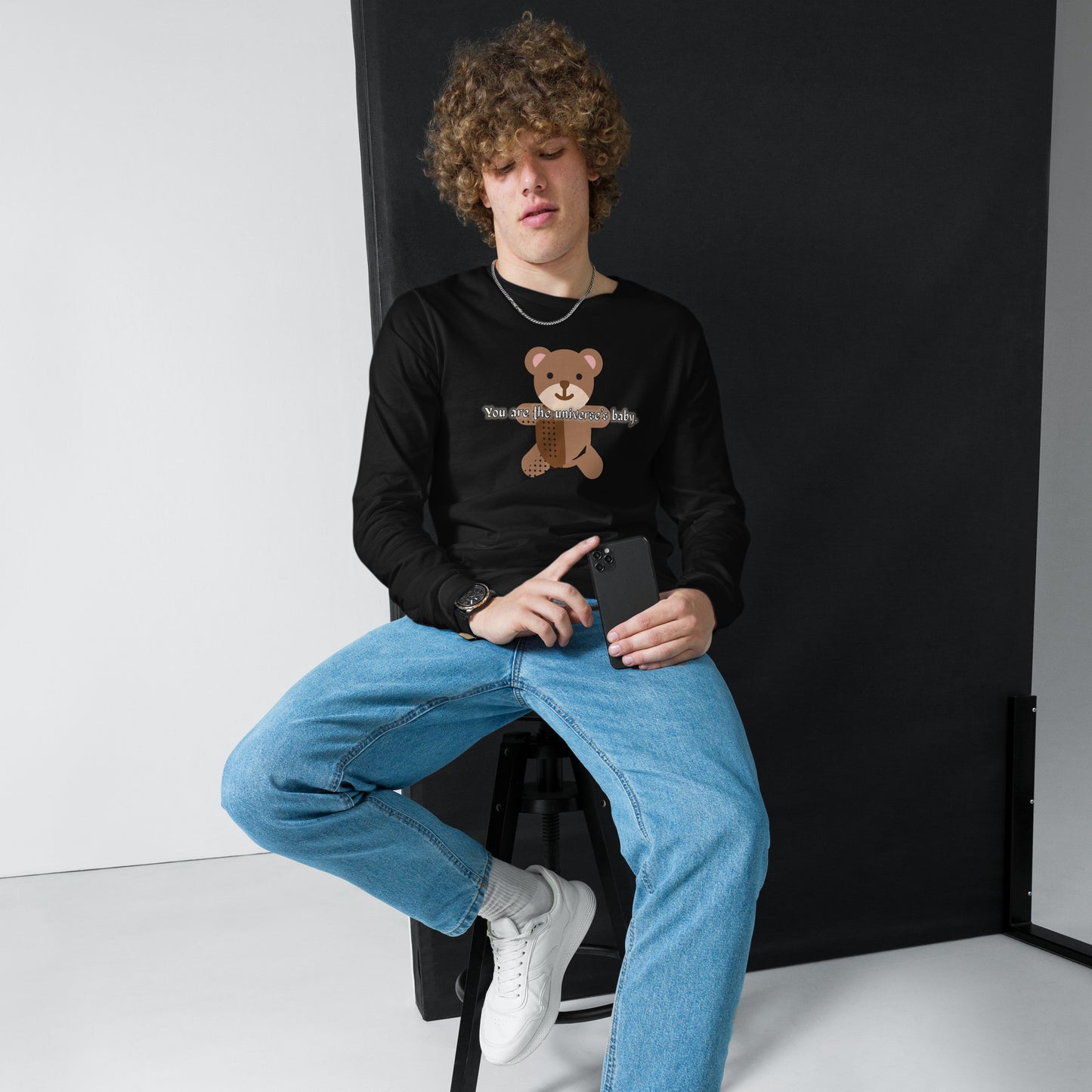 Teddy Unisex Long Sleeve Tee