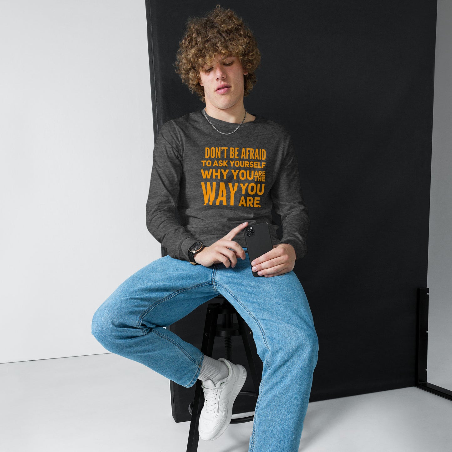 Ask Yourself #2 Unisex Long Sleeve Tee
