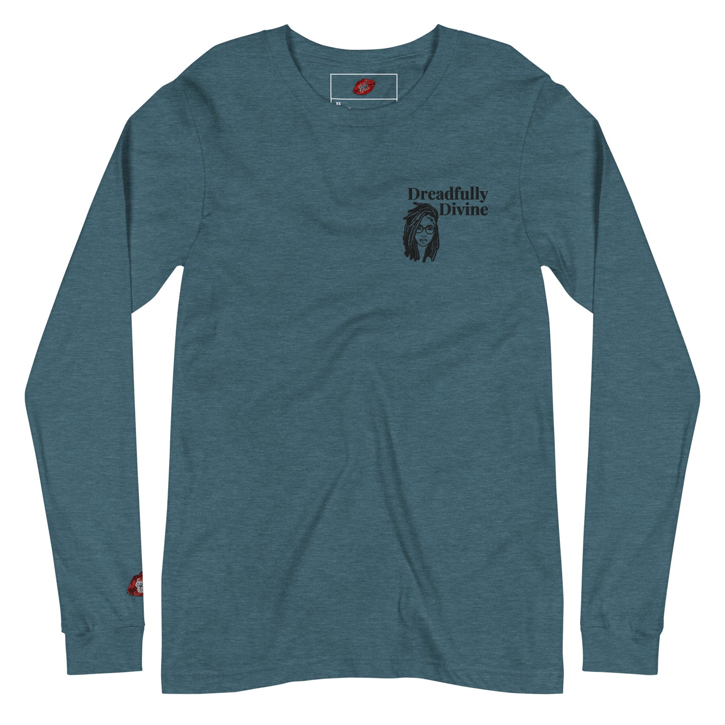 DD Woman (Black) Embroidered Unisex Long Sleeve Tee
