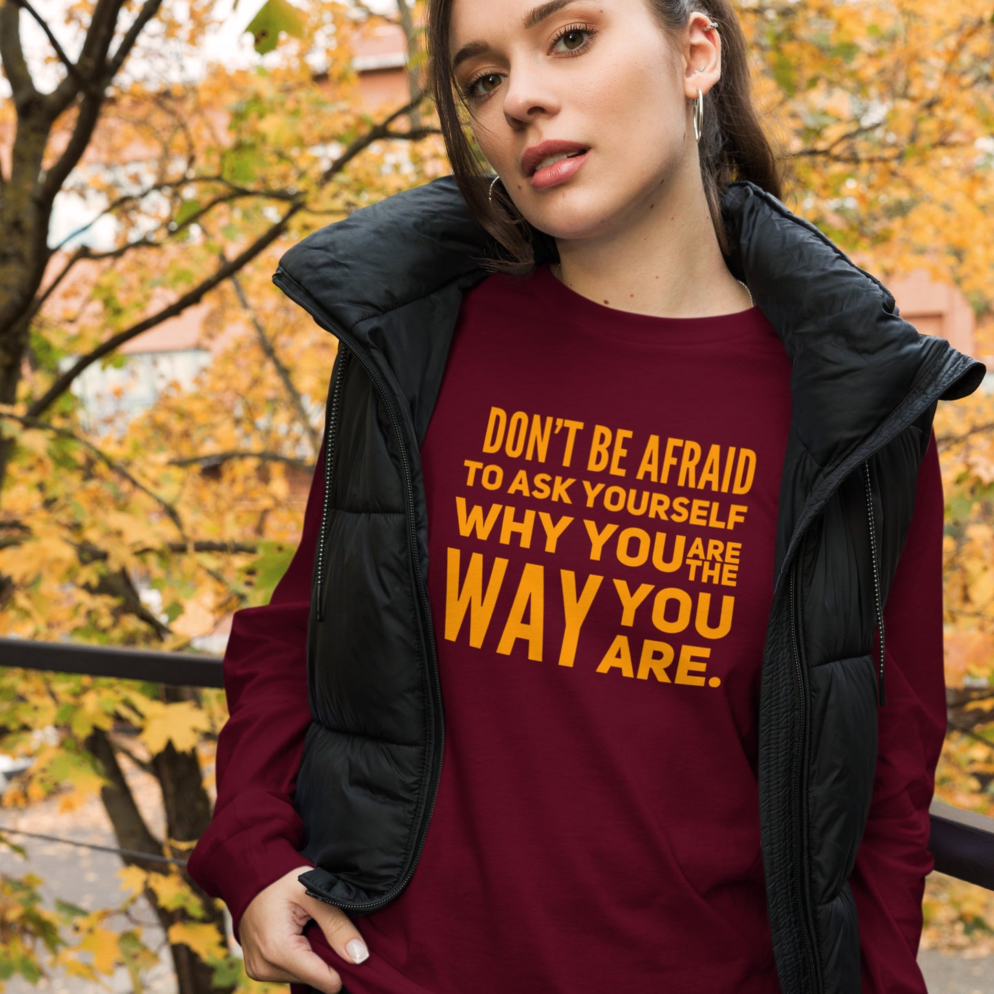 Ask Yourself #2 Unisex Long Sleeve Tee