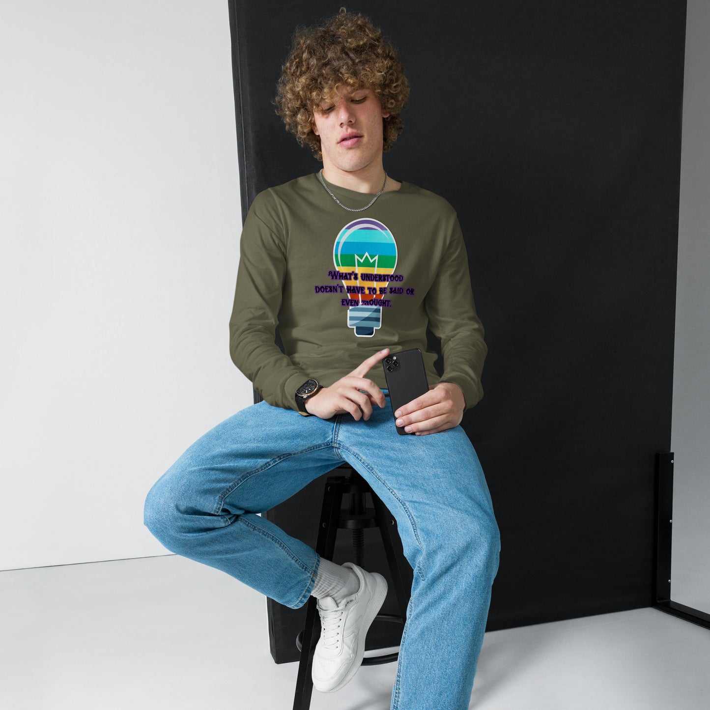 Lightbulb #4 Unisex Long Sleeve Tee
