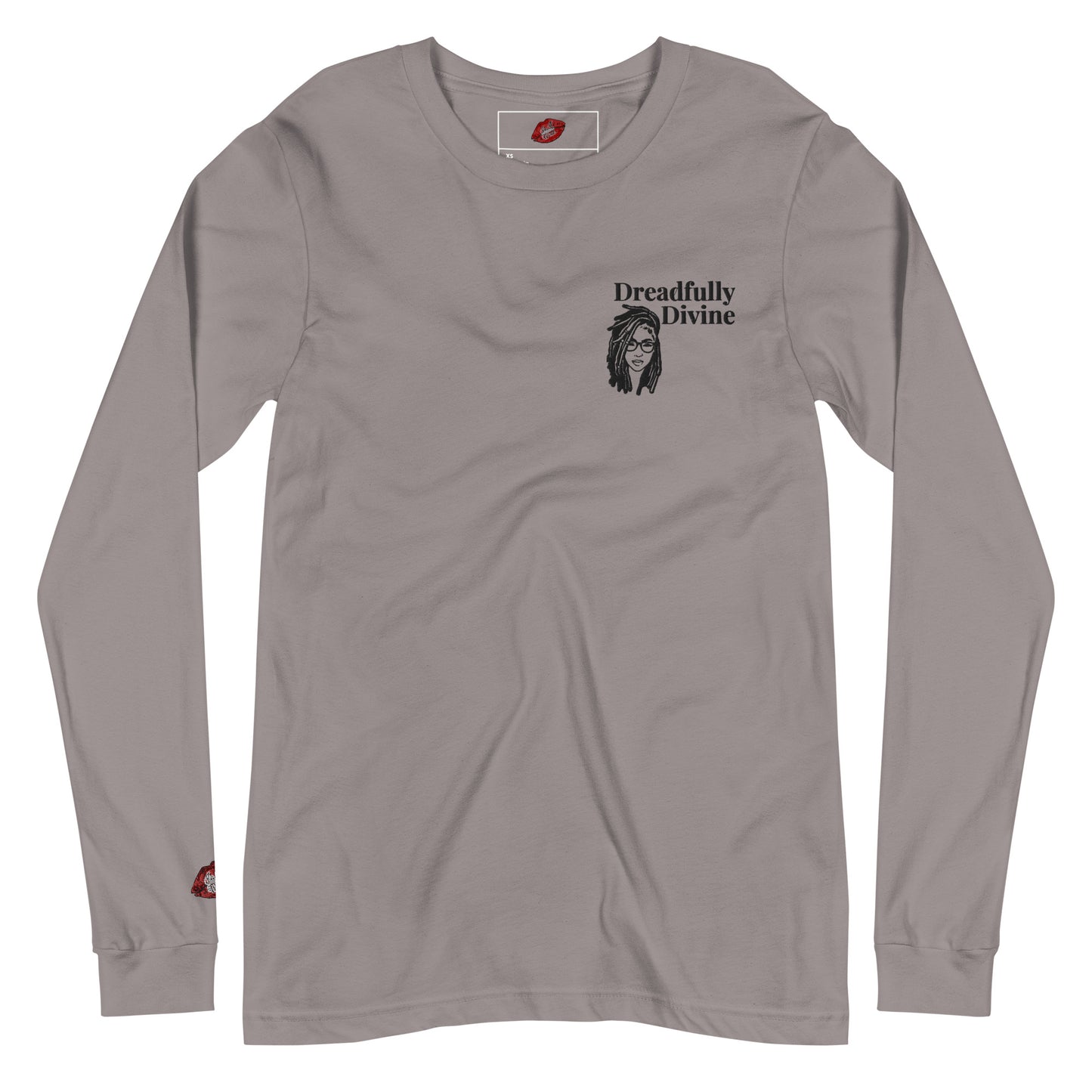 DD Woman (Black) Embroidered Unisex Long Sleeve Tee