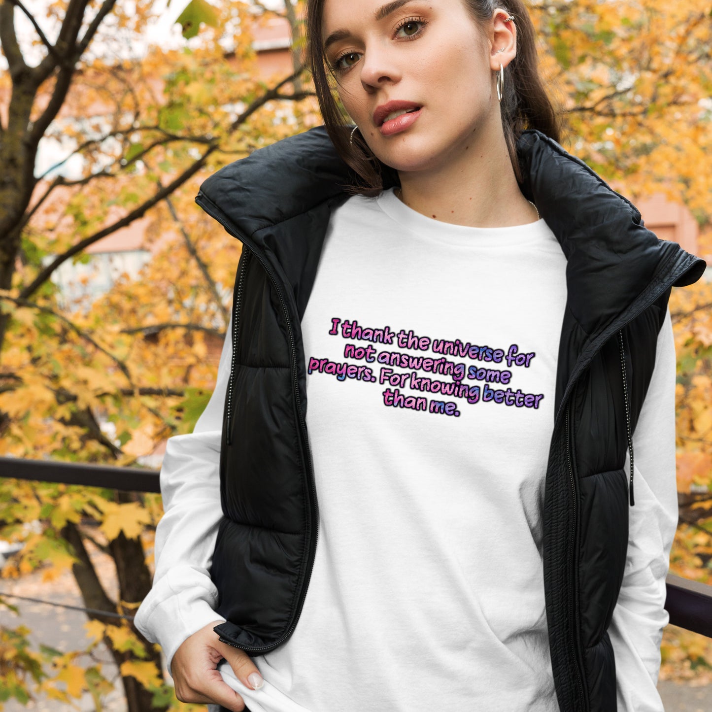 Thank The Universe #1 Unisex Long Sleeve Tee