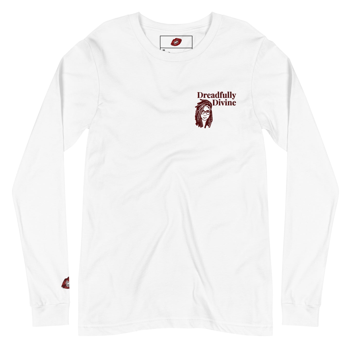 DD Woman (Maroon) Embroidered Unisex Long Sleeve Tee