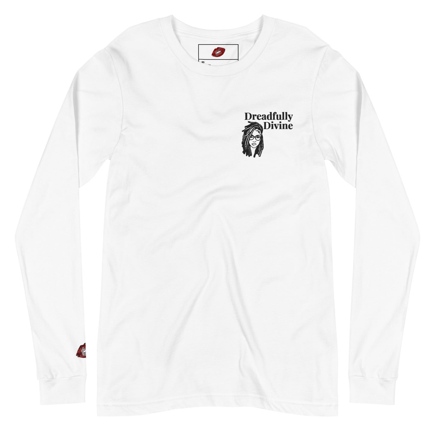 DD Woman (Black) Embroidered Unisex Long Sleeve Tee