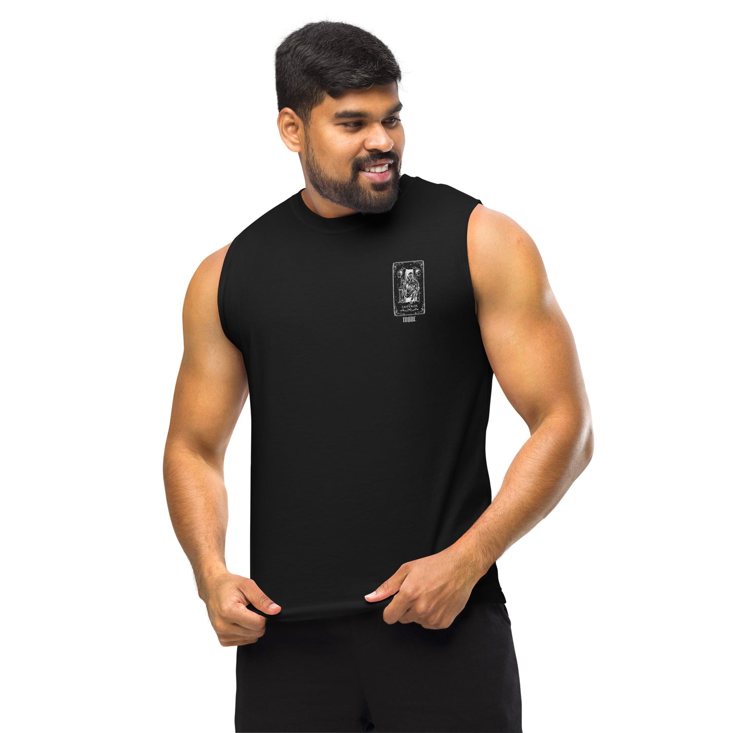 Emperor (White) Unisex Muscle Shirt