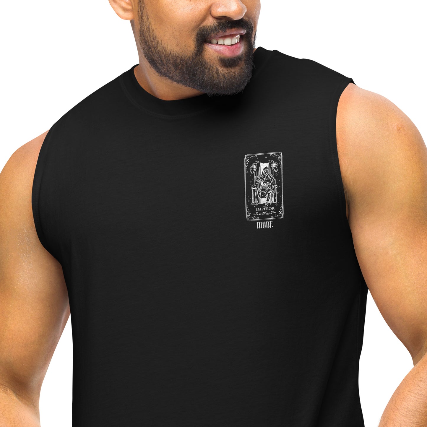 Emperor (White) Unisex Muscle Shirt