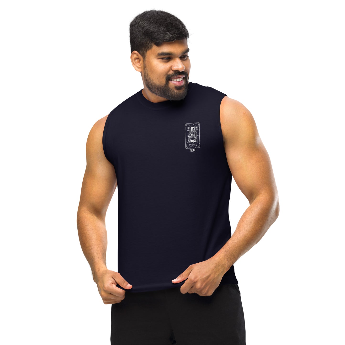 Emperor (White) Unisex Muscle Shirt