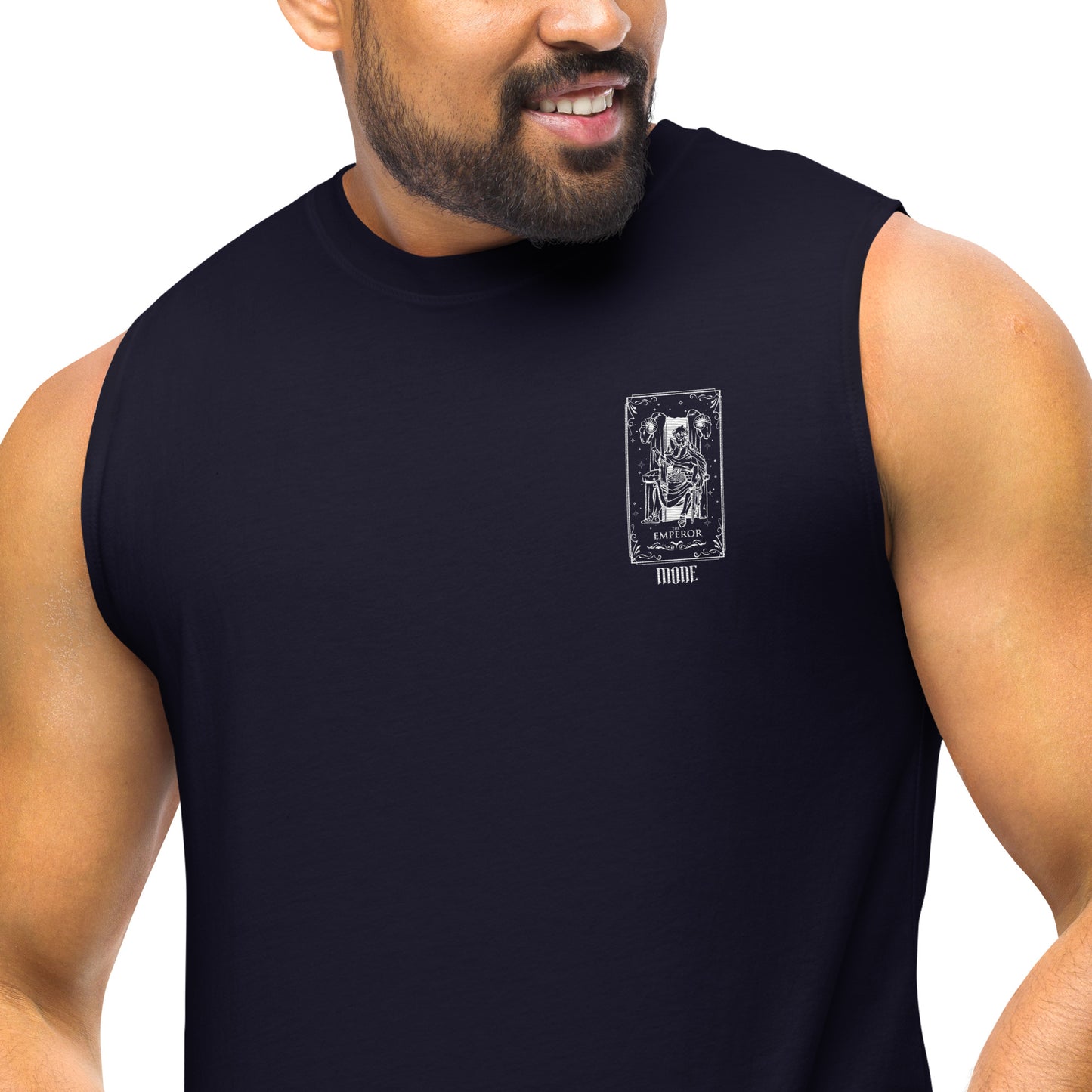 Emperor (White) Unisex Muscle Shirt
