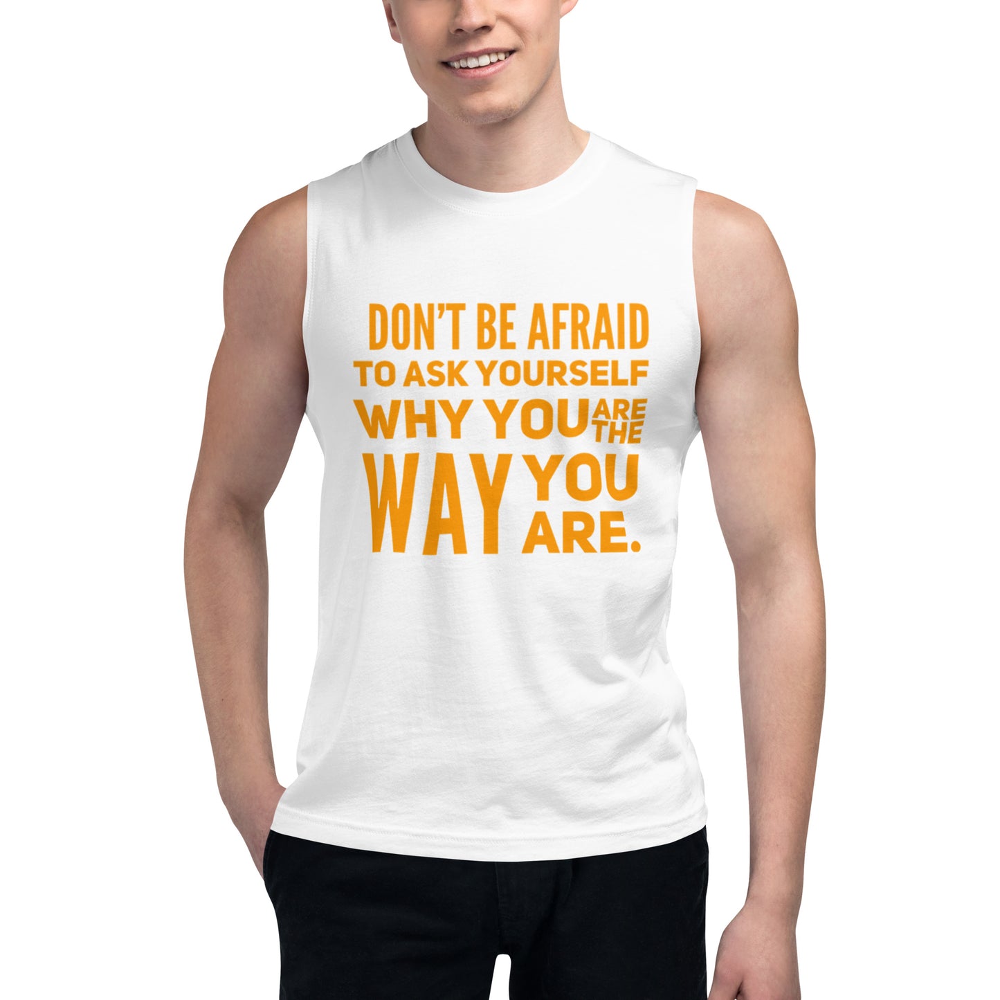 Ask Yourself #2 Unisex Muscle Shirt