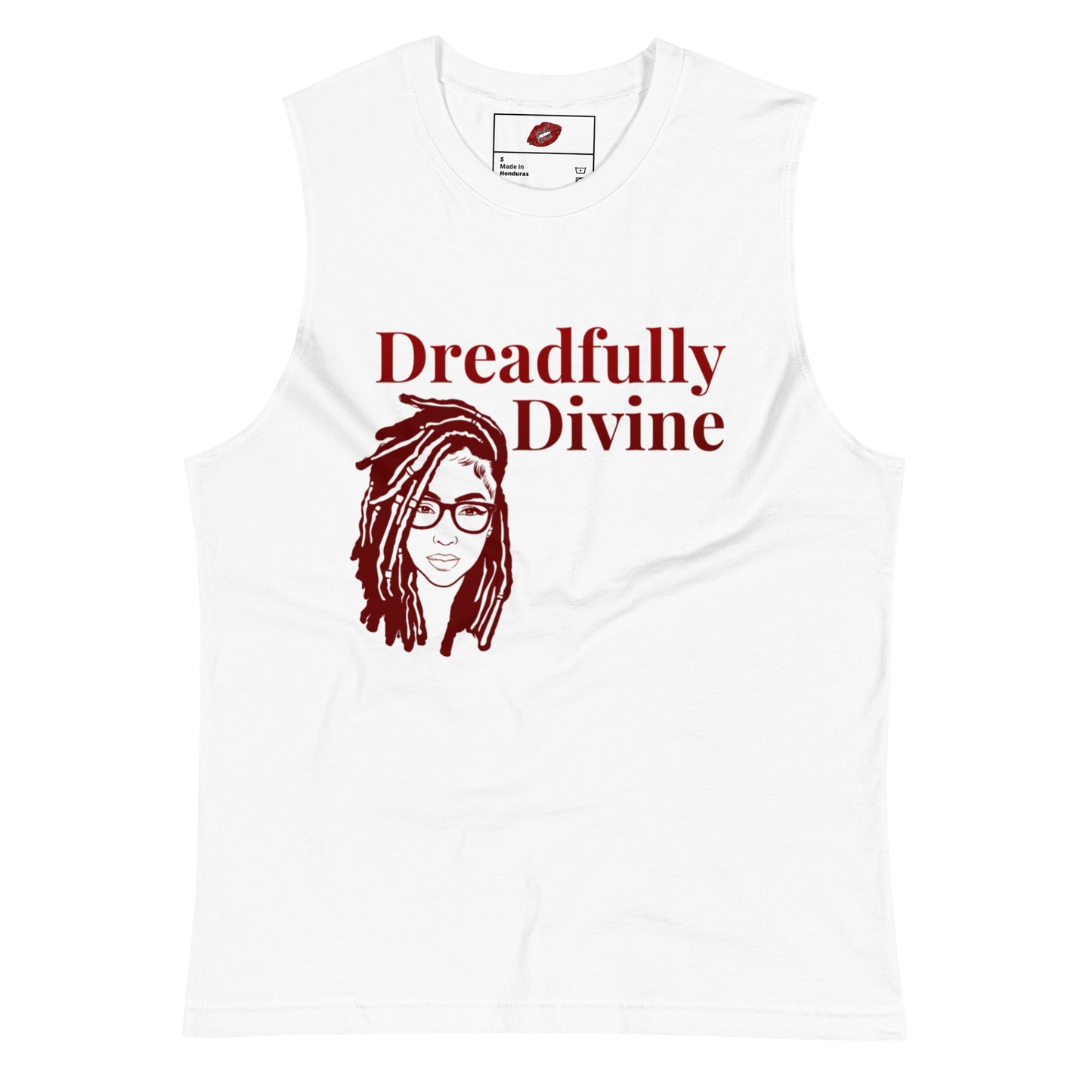 DD Woman (Maroon) Unisex Muscle Shirt