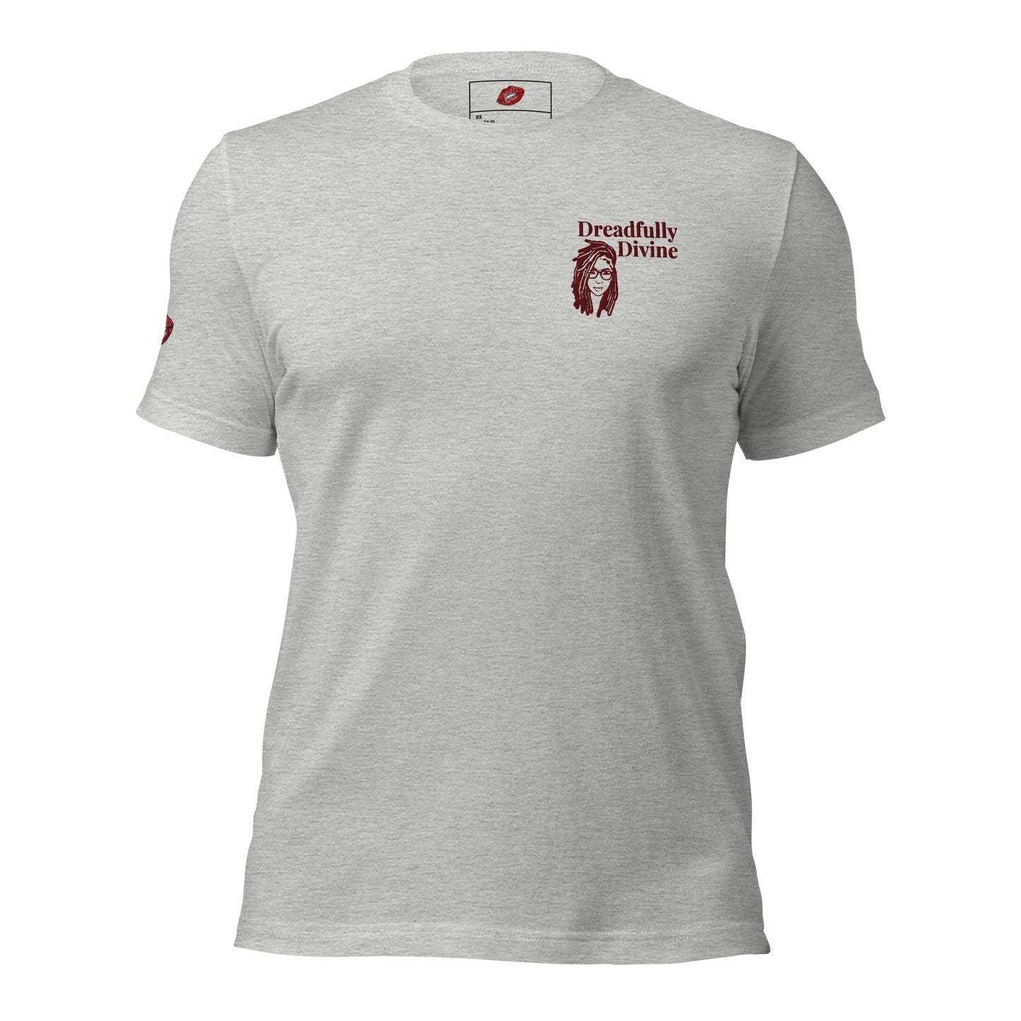 DD Woman (Maroon) Embroidered Unisex Staple T-shirt