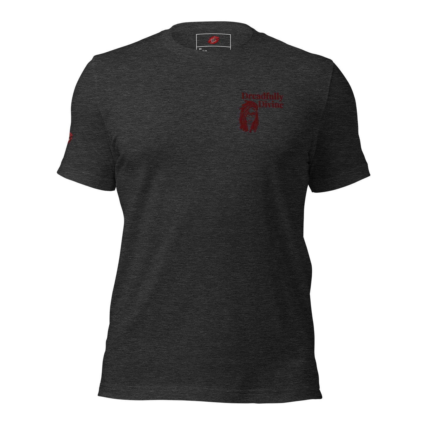 DD Woman (Maroon) Embroidered Unisex Staple T-shirt