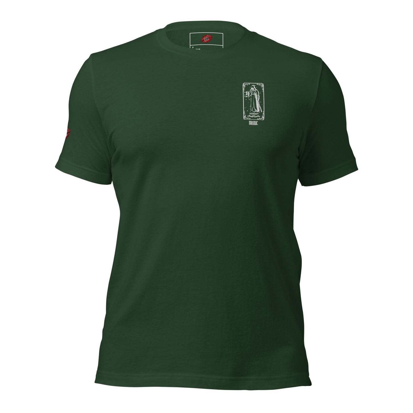 Hermit (White) Unisex Staple T-shirt