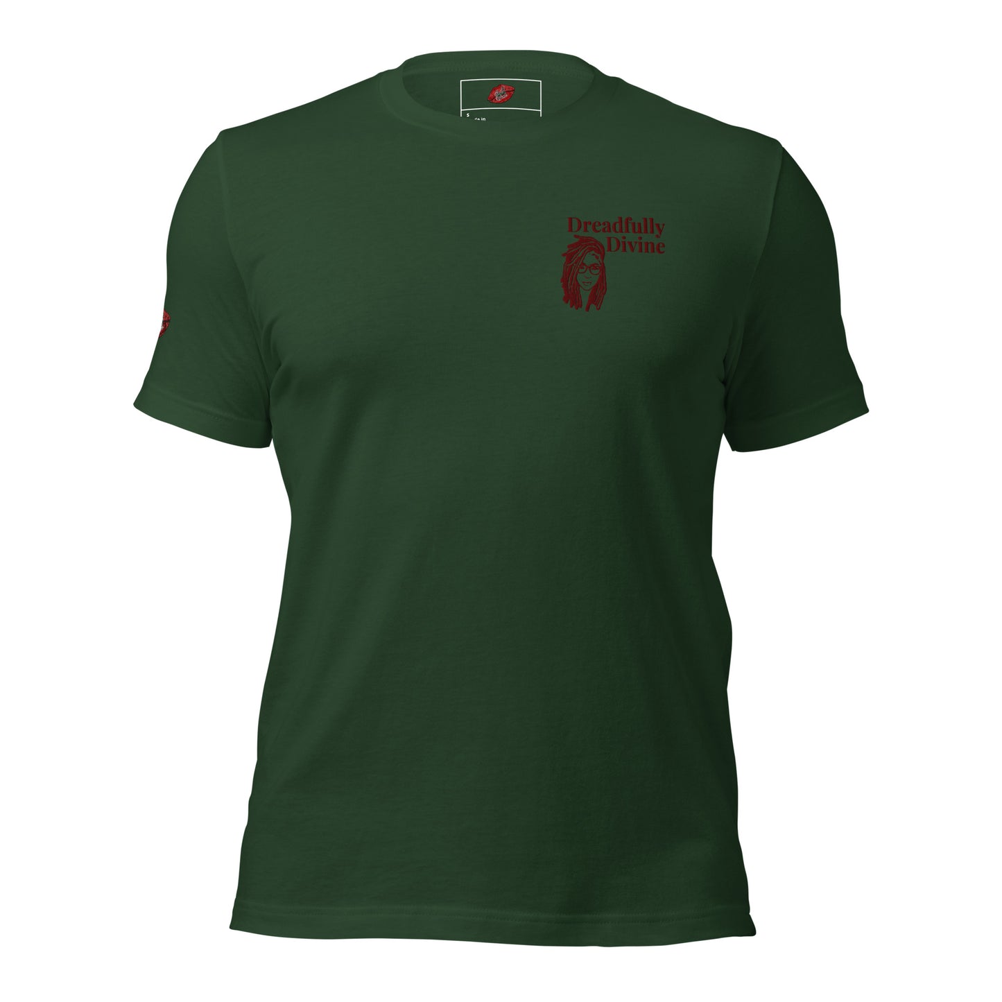 DD Woman (Maroon) Embroidered Unisex Staple T-shirt