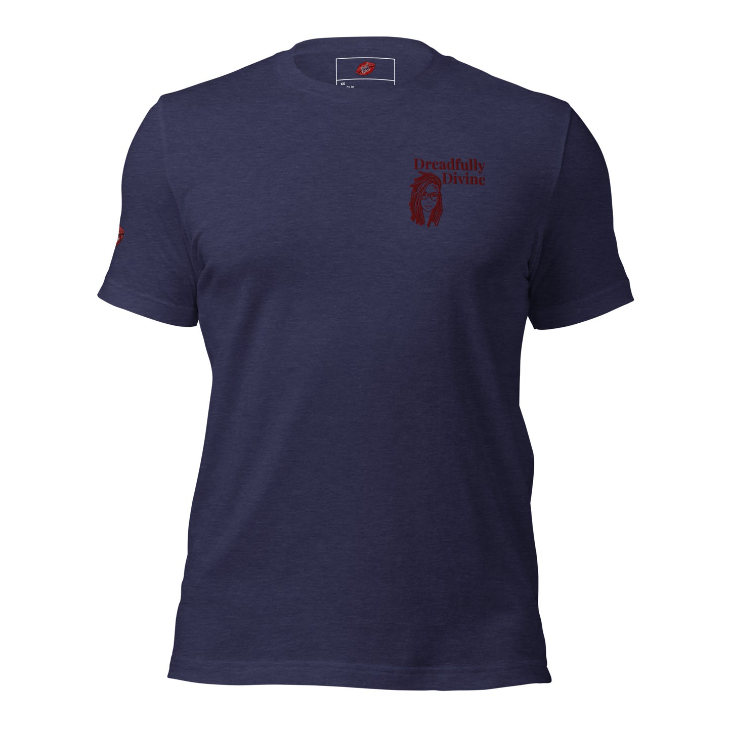 DD Woman (Maroon) Embroidered Unisex Staple T-shirt
