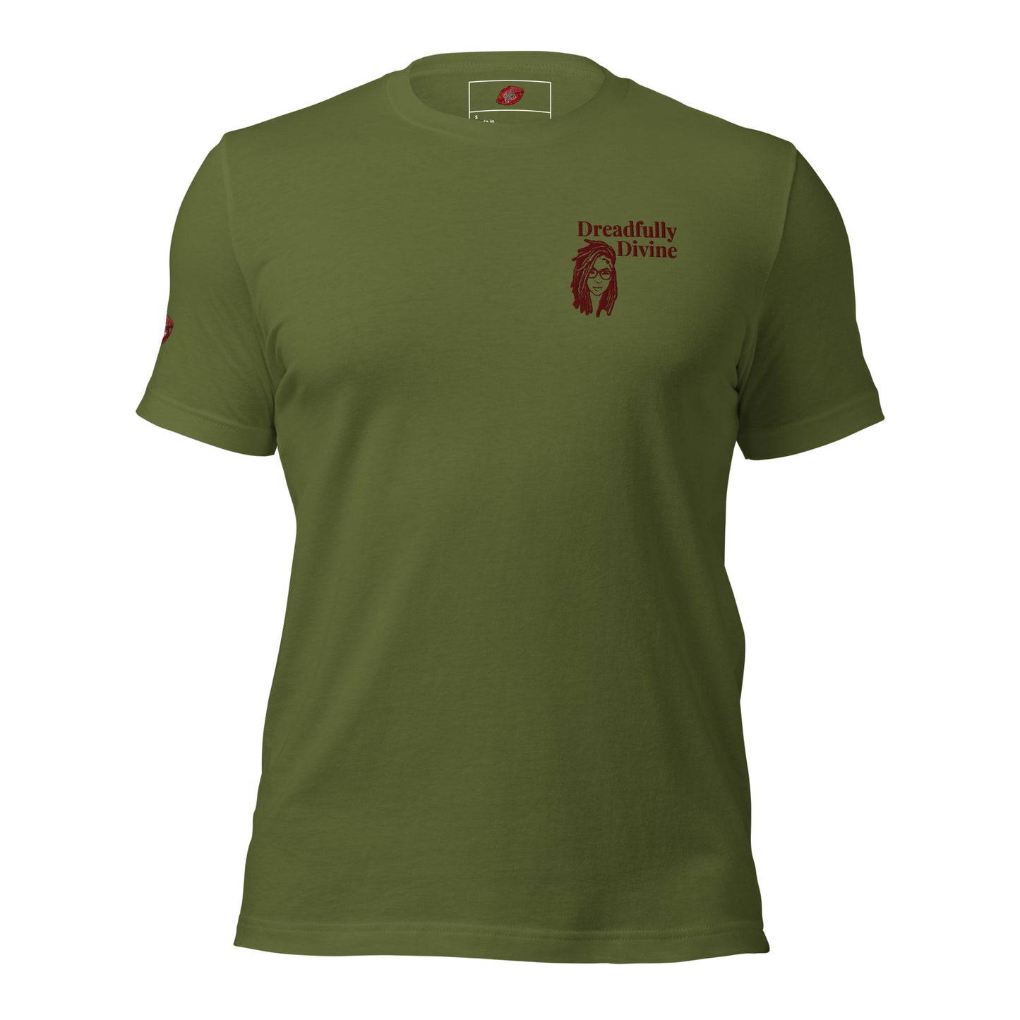 DD Woman (Maroon) Embroidered Unisex Staple T-shirt