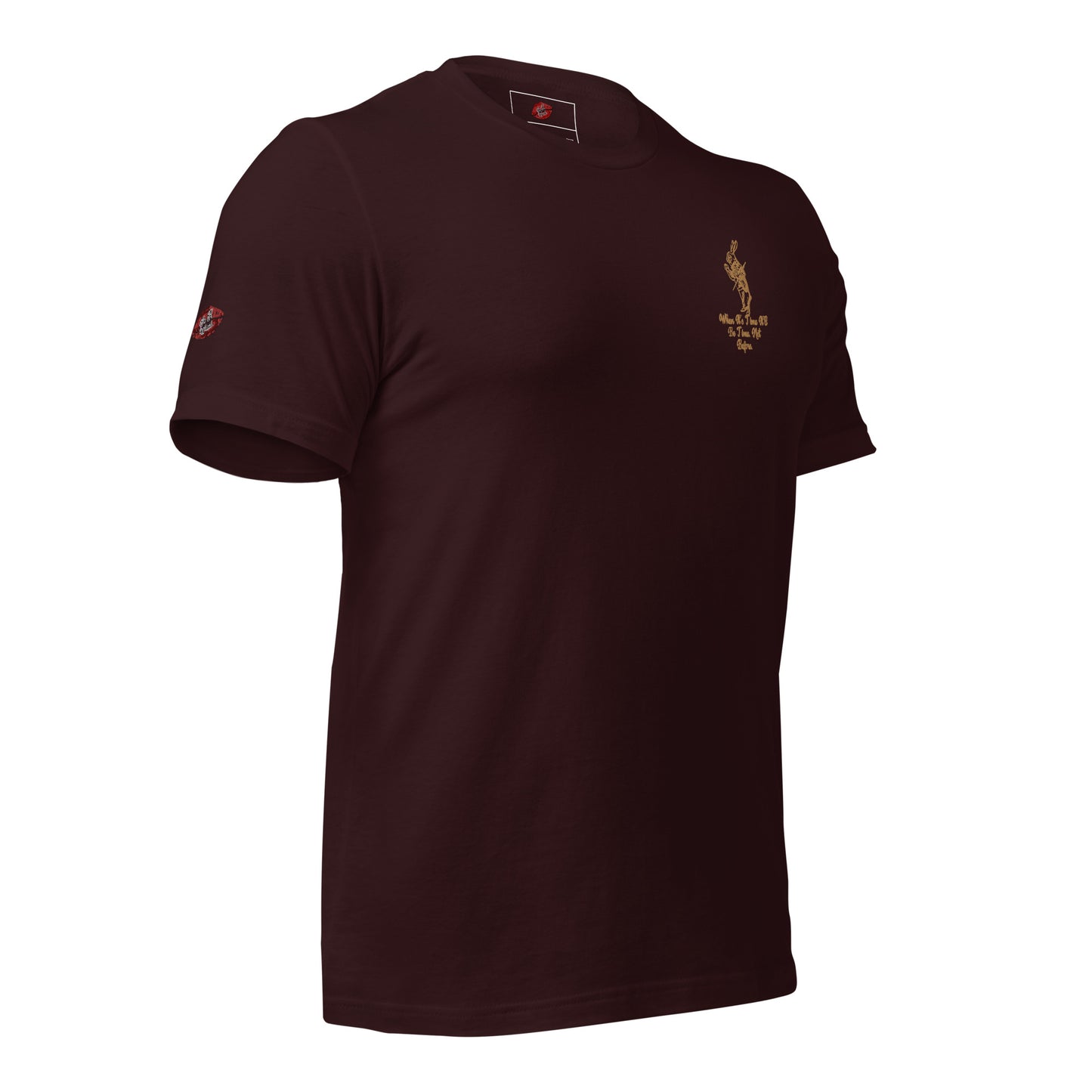 Rabbit (Gold) Embroidered Unisex Staple T-shirt