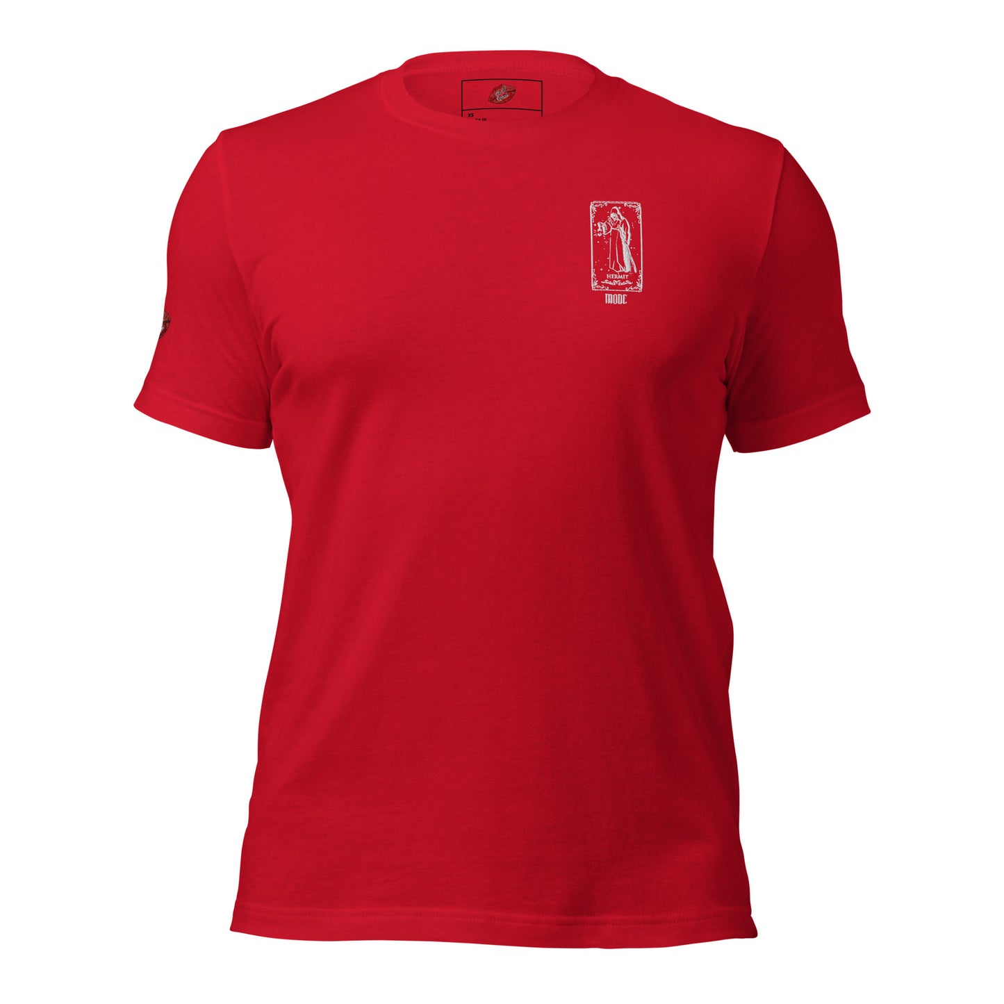 Hermit (White) Unisex Staple T-shirt