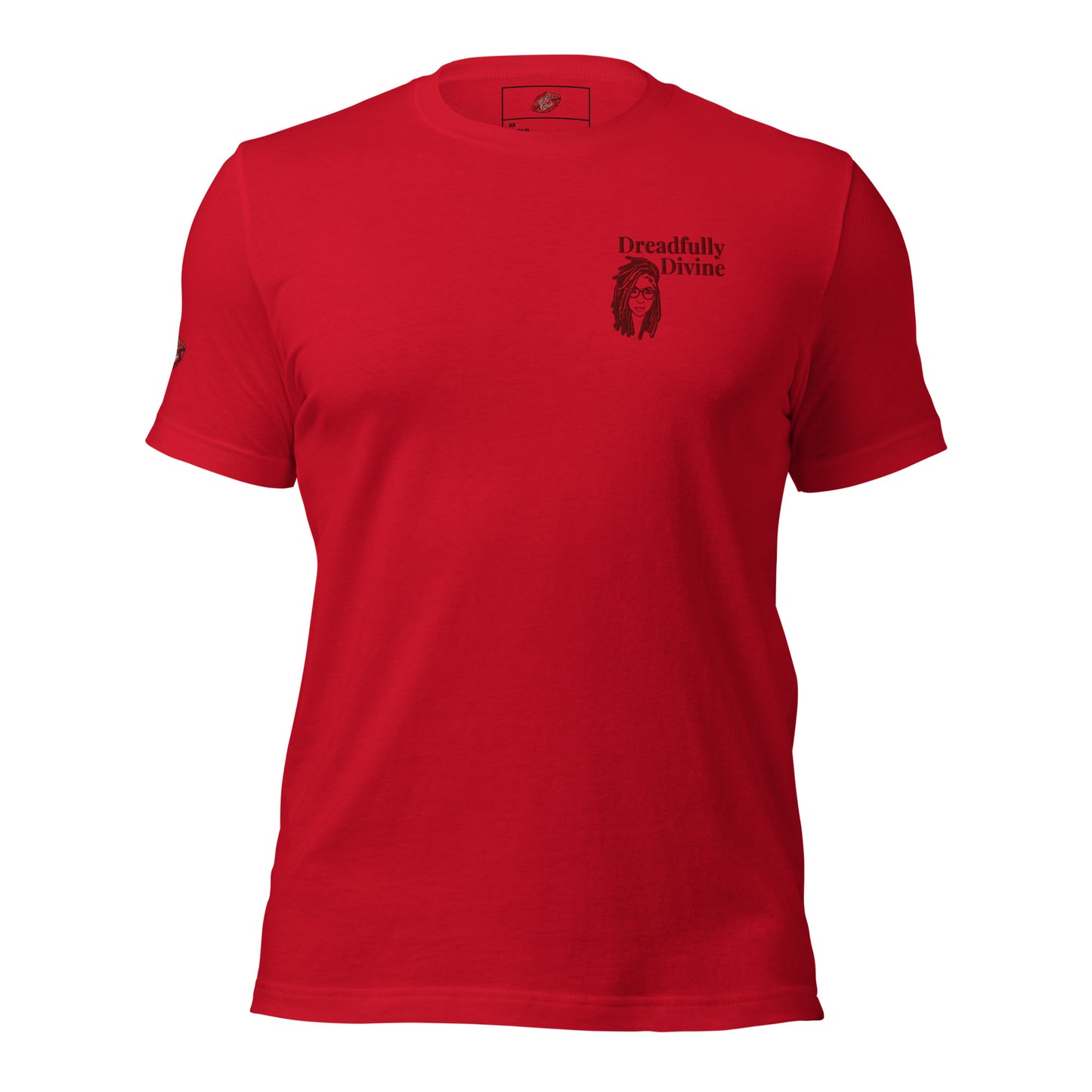 DD Woman (Maroon) Embroidered Unisex Staple T-shirt