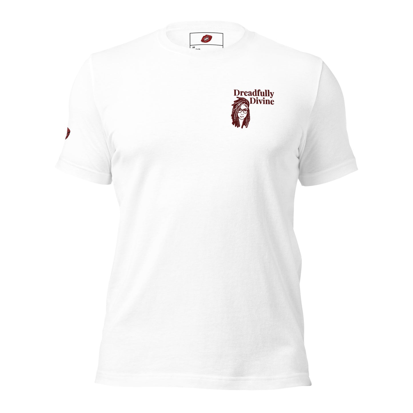 DD Woman (Maroon) Embroidered Unisex Staple T-shirt