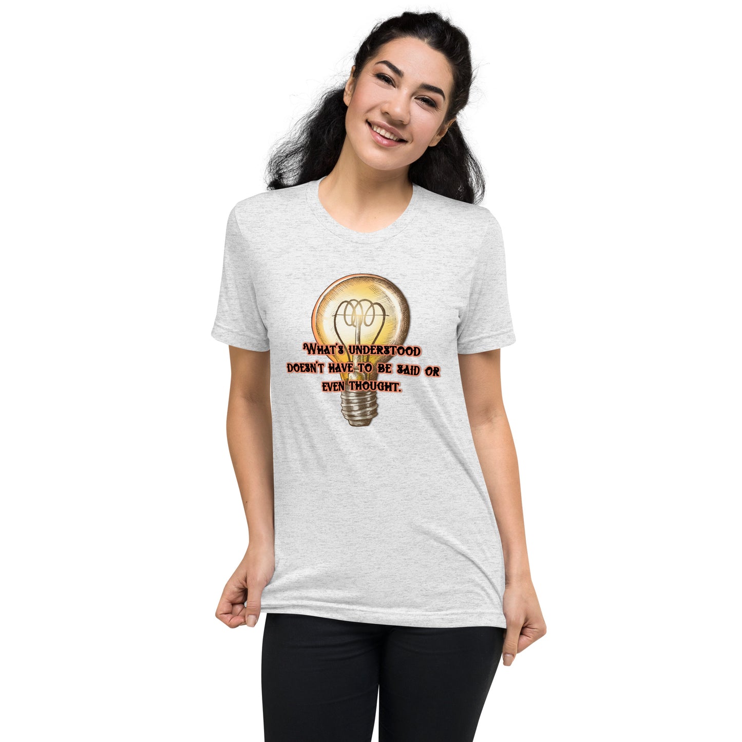 Lightbulb #3 Tri-blend Unisex Short Sleeve T-shirt