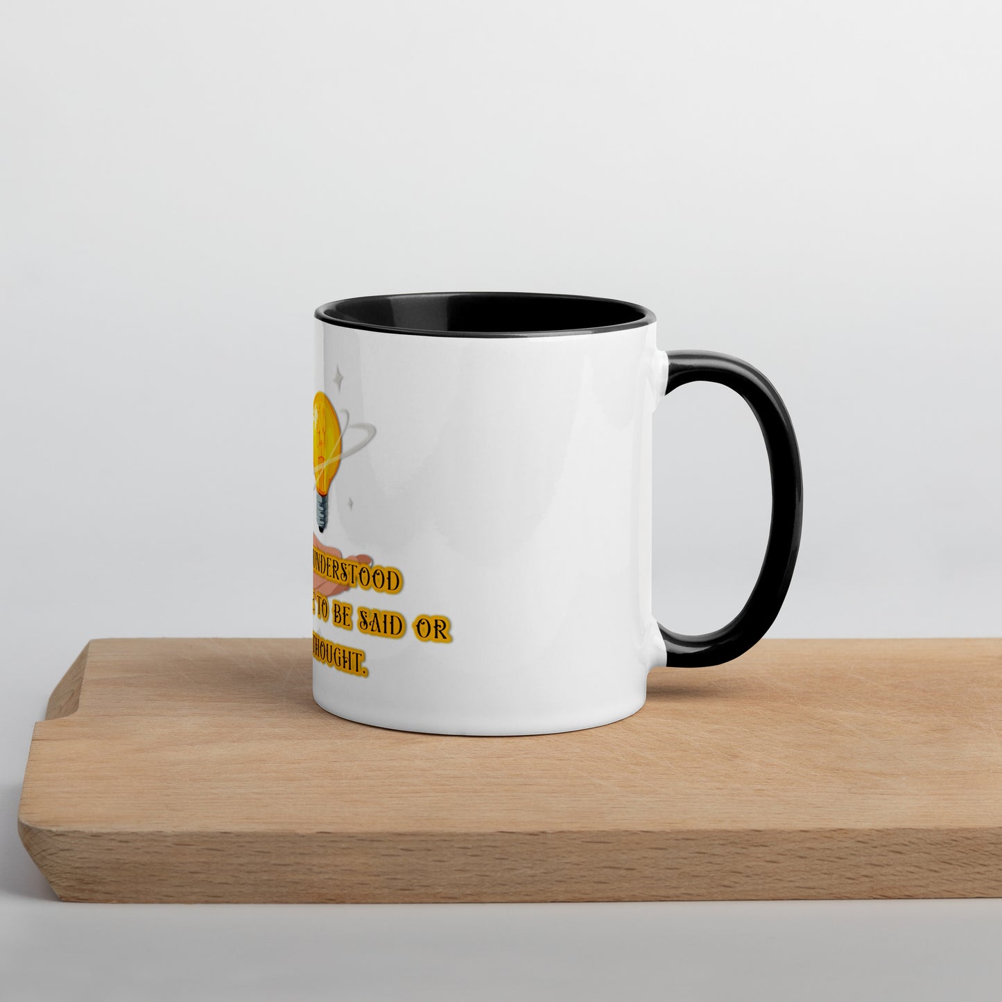 Lightbulb #2 Mug With Color Inside