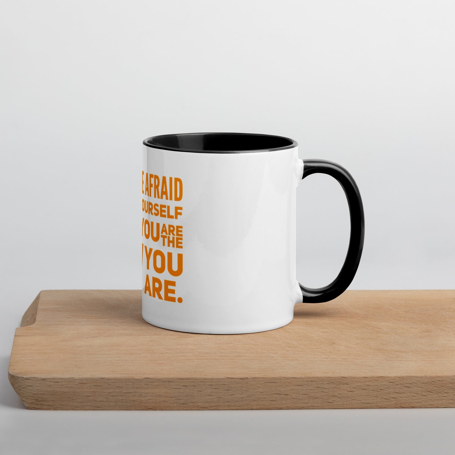 Ask Yourself #2 Mug With Color Inside
