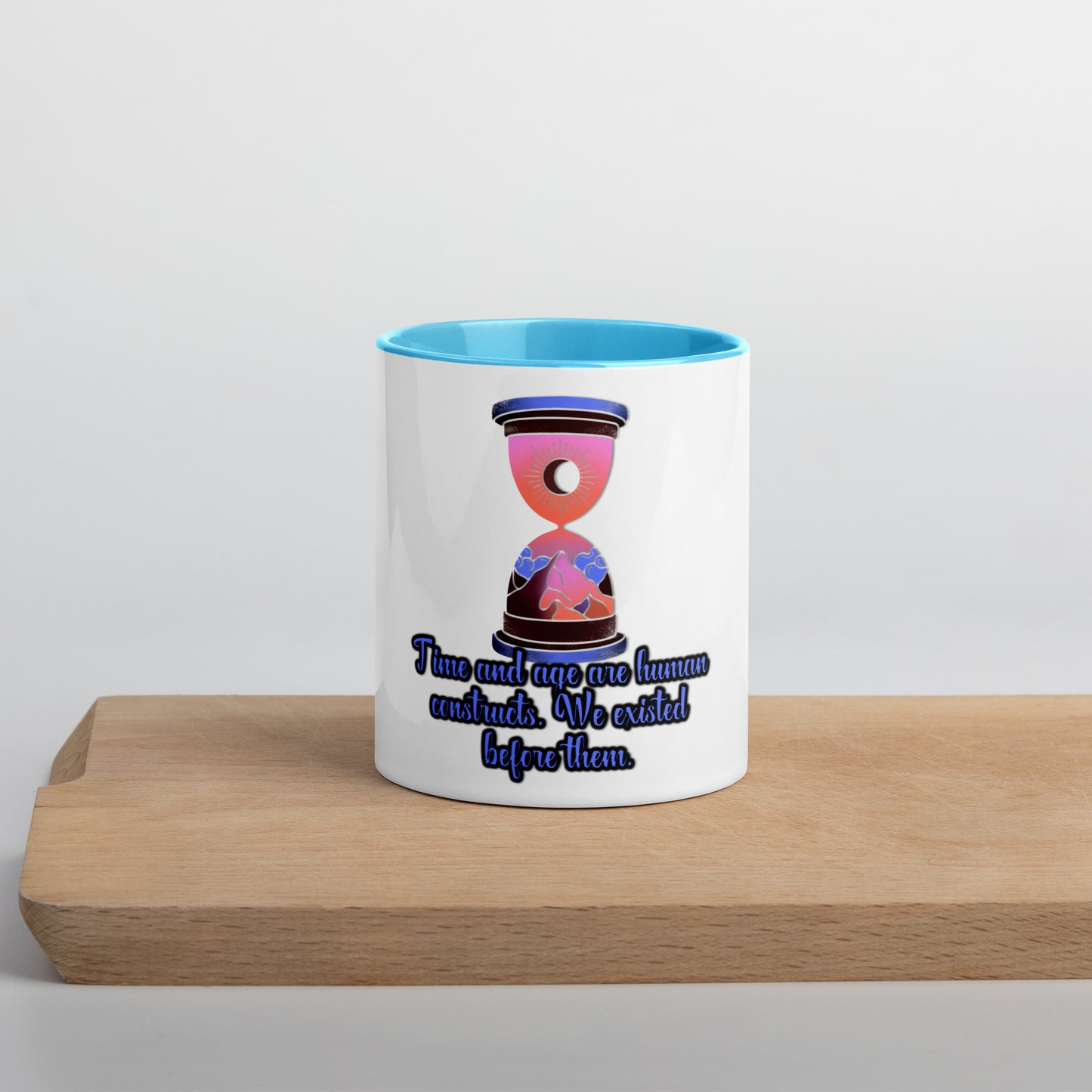 Hourglass Mug With Color Inside