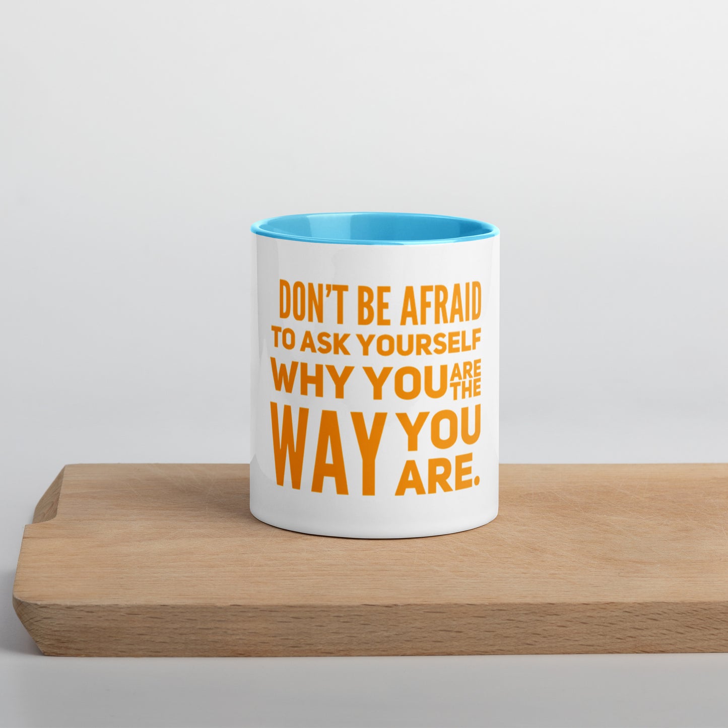 Ask Yourself #2 Mug With Color Inside