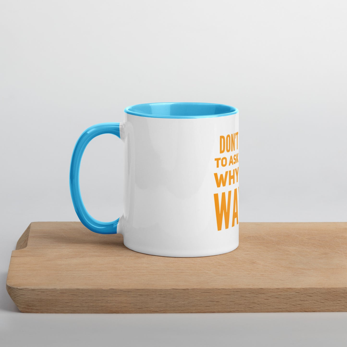 Ask Yourself #2 Mug With Color Inside