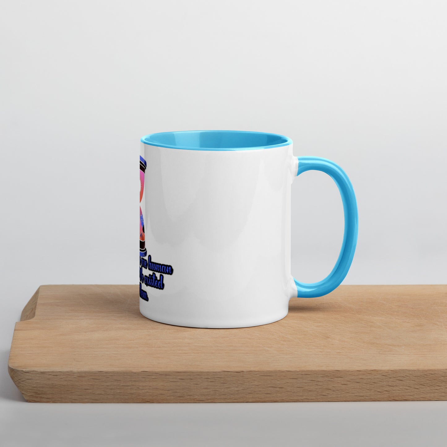 Hourglass Mug With Color Inside