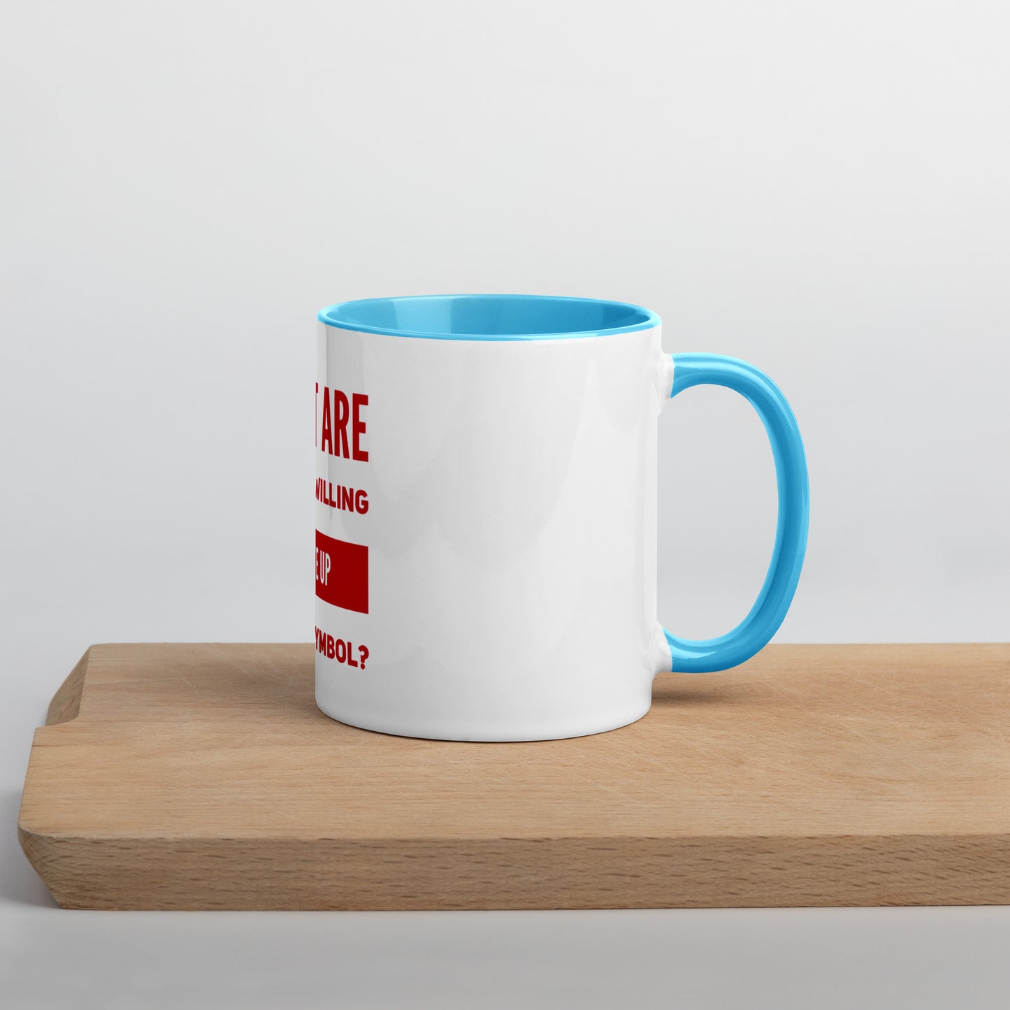 To Be A Symbol #1 Mug With Color Inside