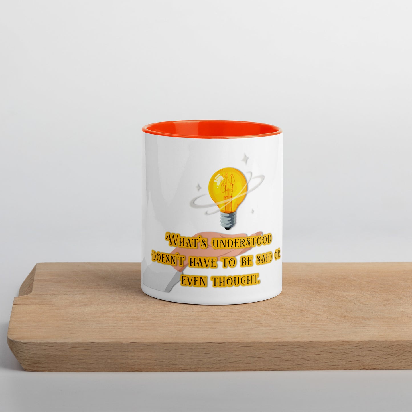 Lightbulb #2 Mug With Color Inside