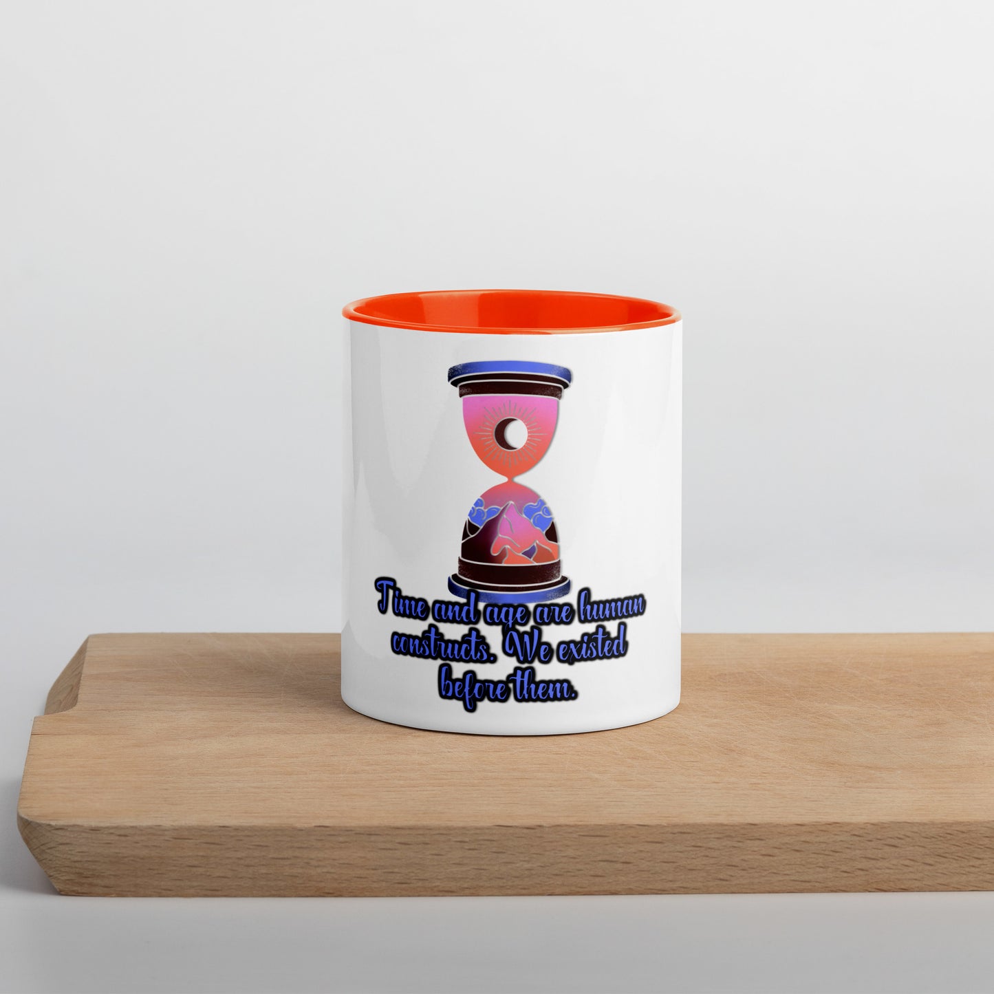 Hourglass Mug With Color Inside