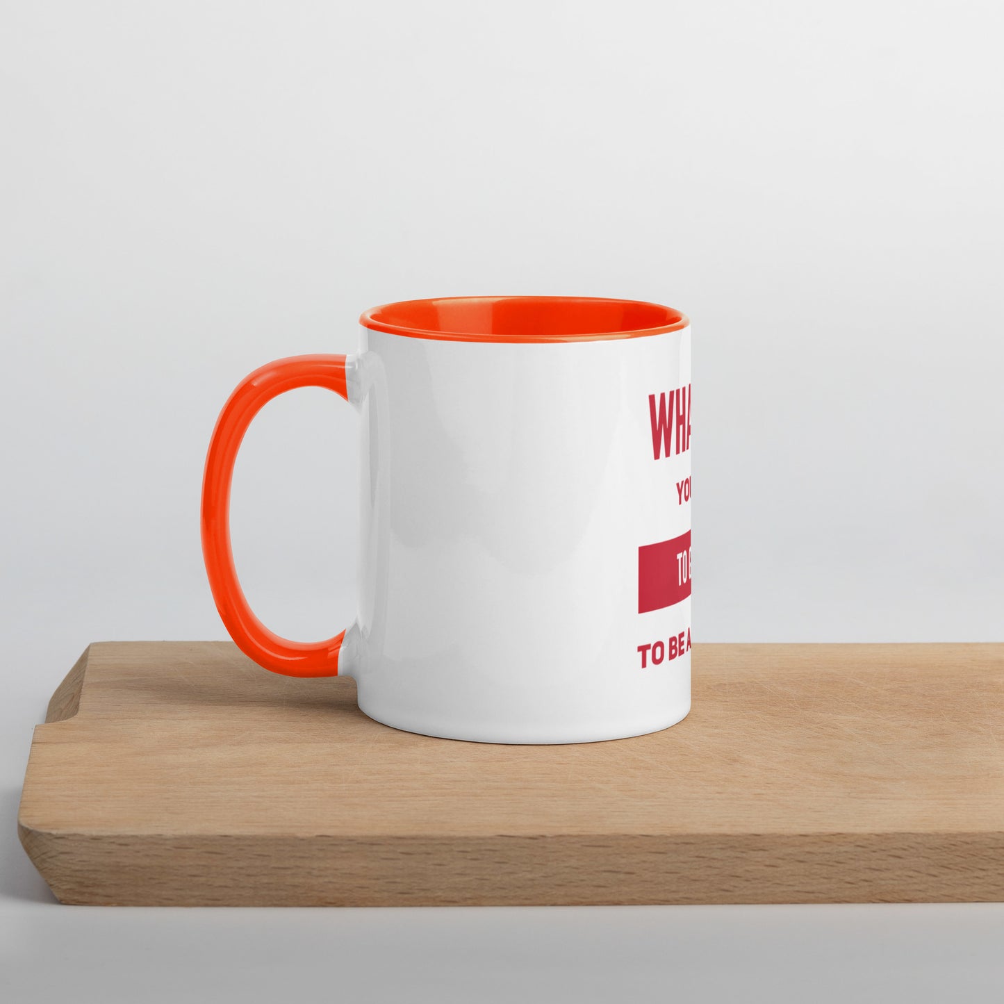 To Be A Symbol #1 Mug With Color Inside