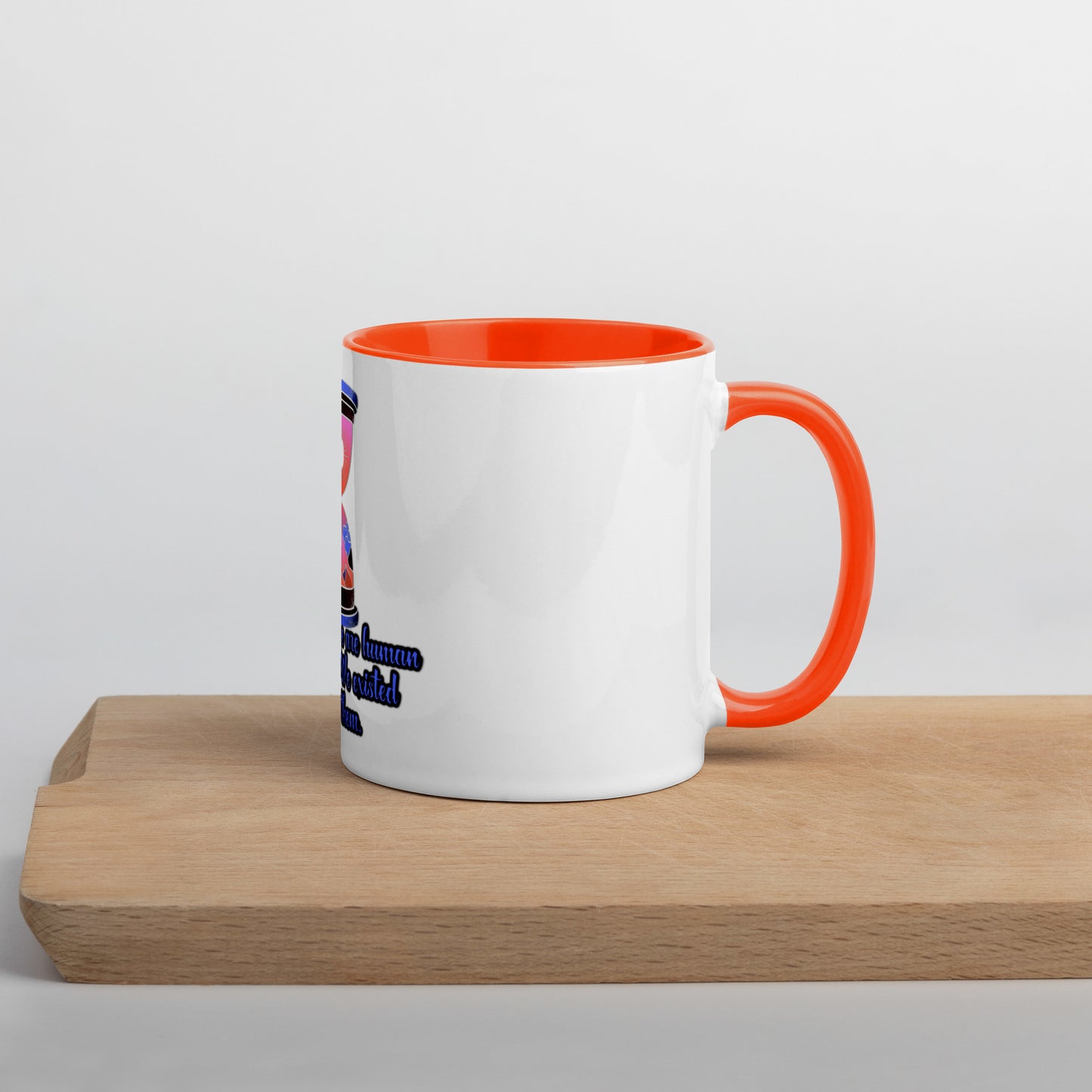 Hourglass Mug With Color Inside