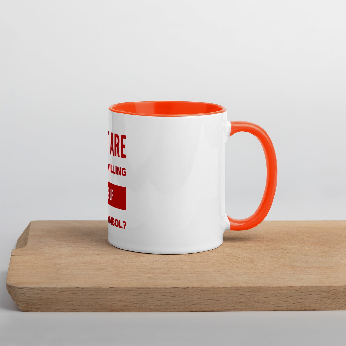 To Be A Symbol #1 Mug With Color Inside