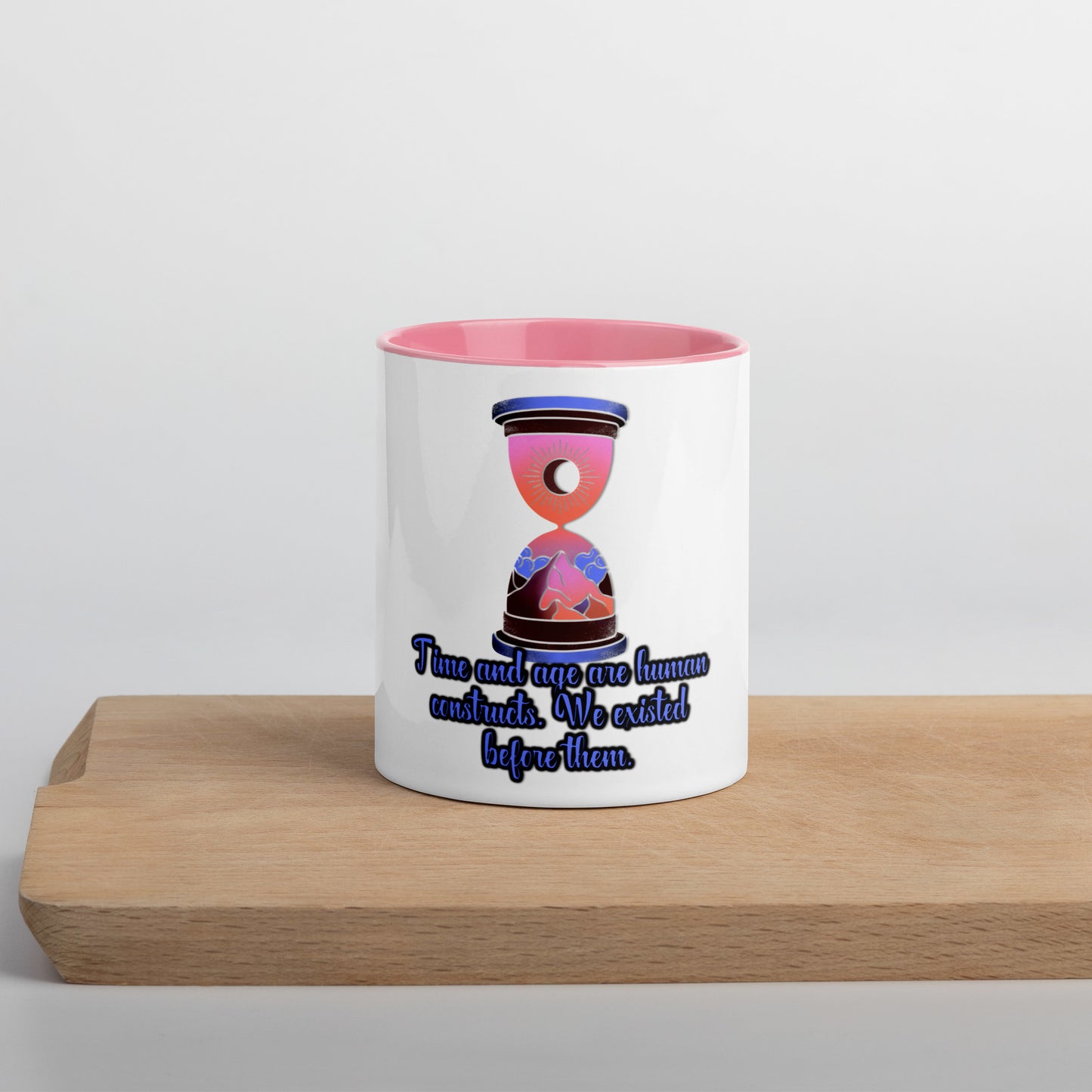 Hourglass Mug With Color Inside