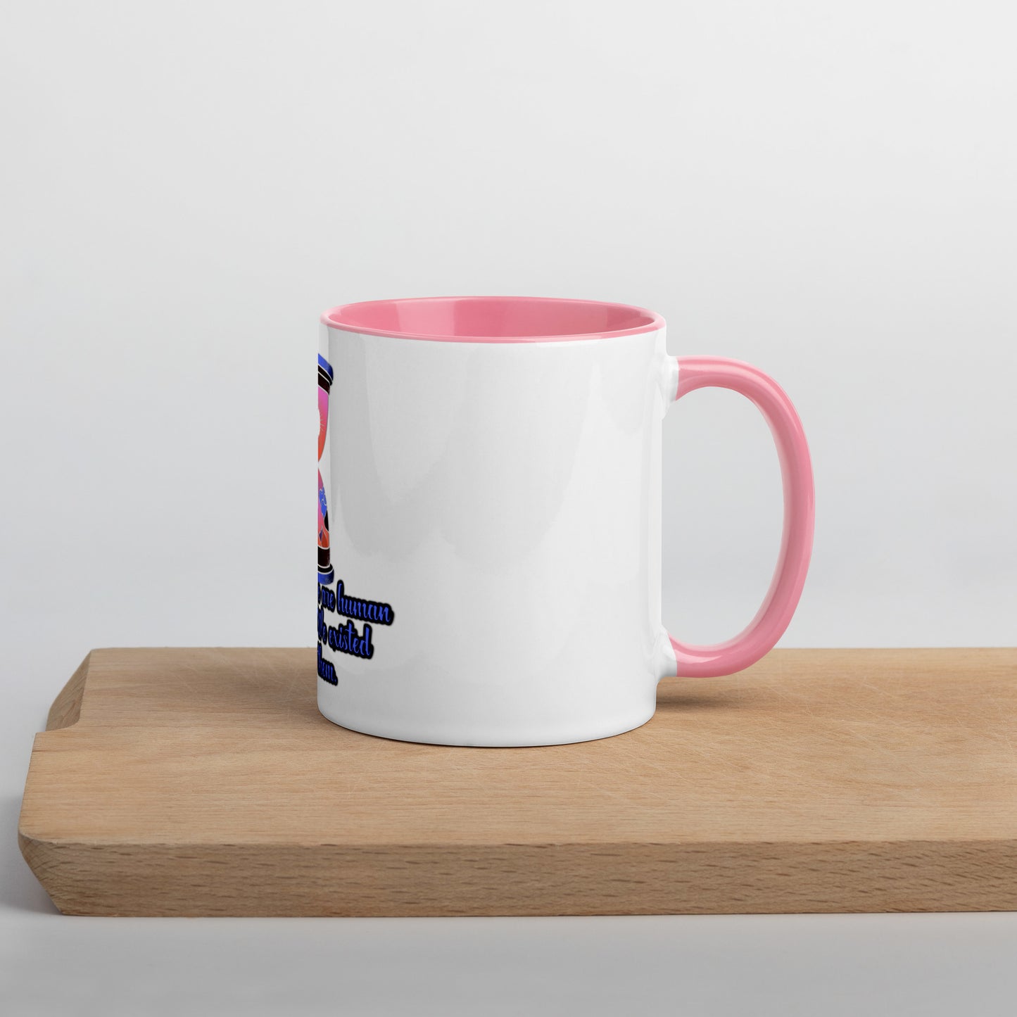Hourglass Mug With Color Inside