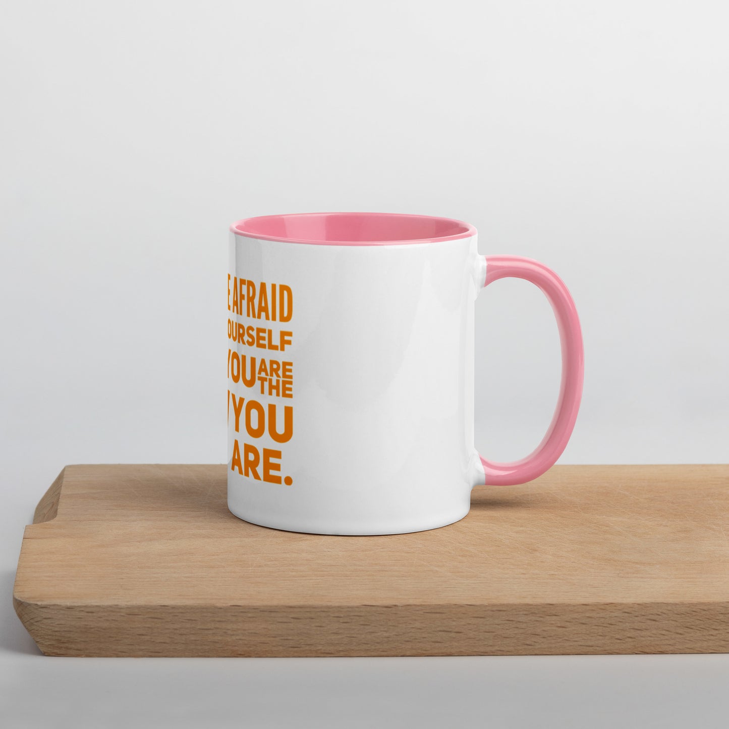 Ask Yourself #2 Mug With Color Inside