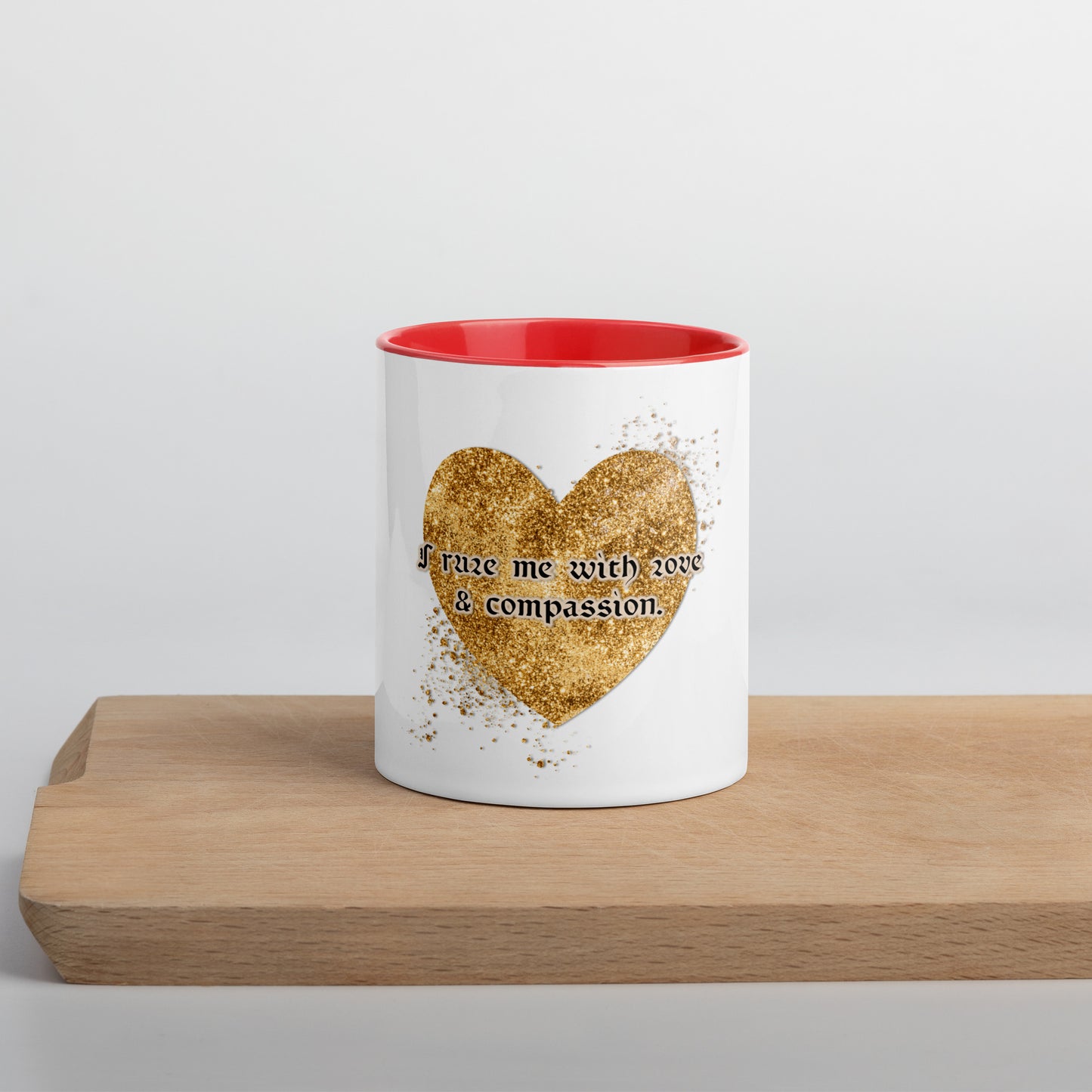 Affirmation #2 Mug With Color Inside