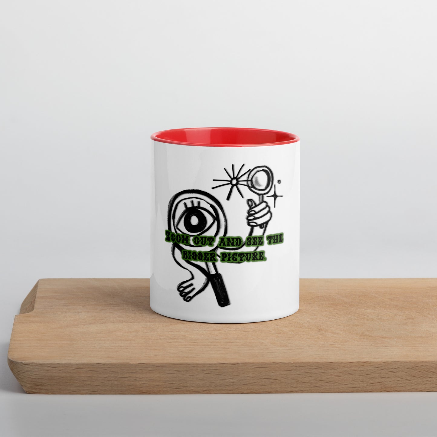 Different Lens Mug With Color Inside