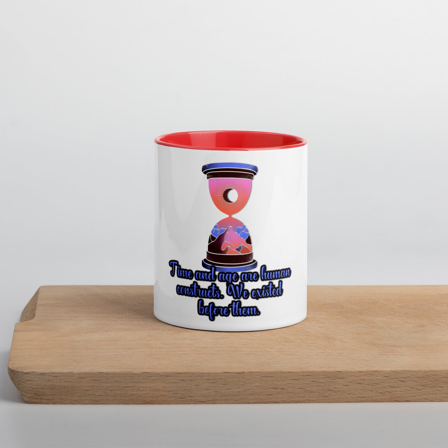 Hourglass Mug With Color Inside