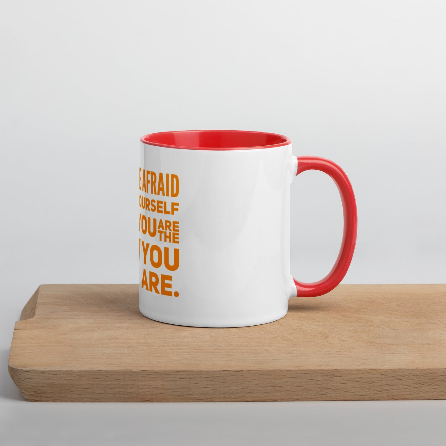 Ask Yourself #2 Mug With Color Inside
