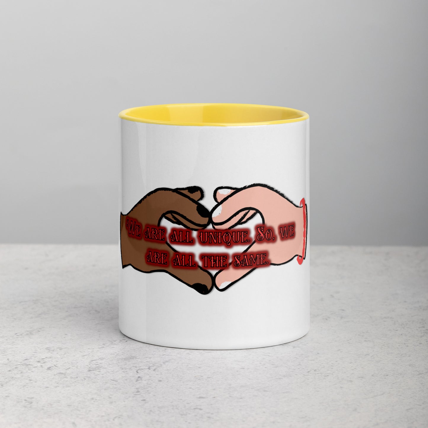 Unique Mug With Color Inside