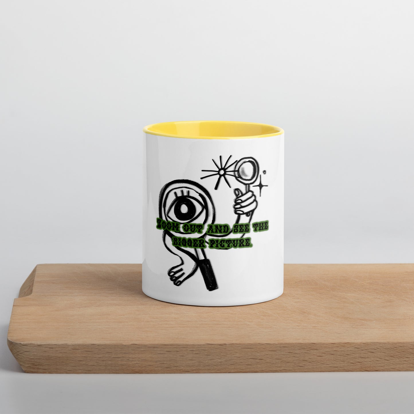 Different Lens Mug With Color Inside