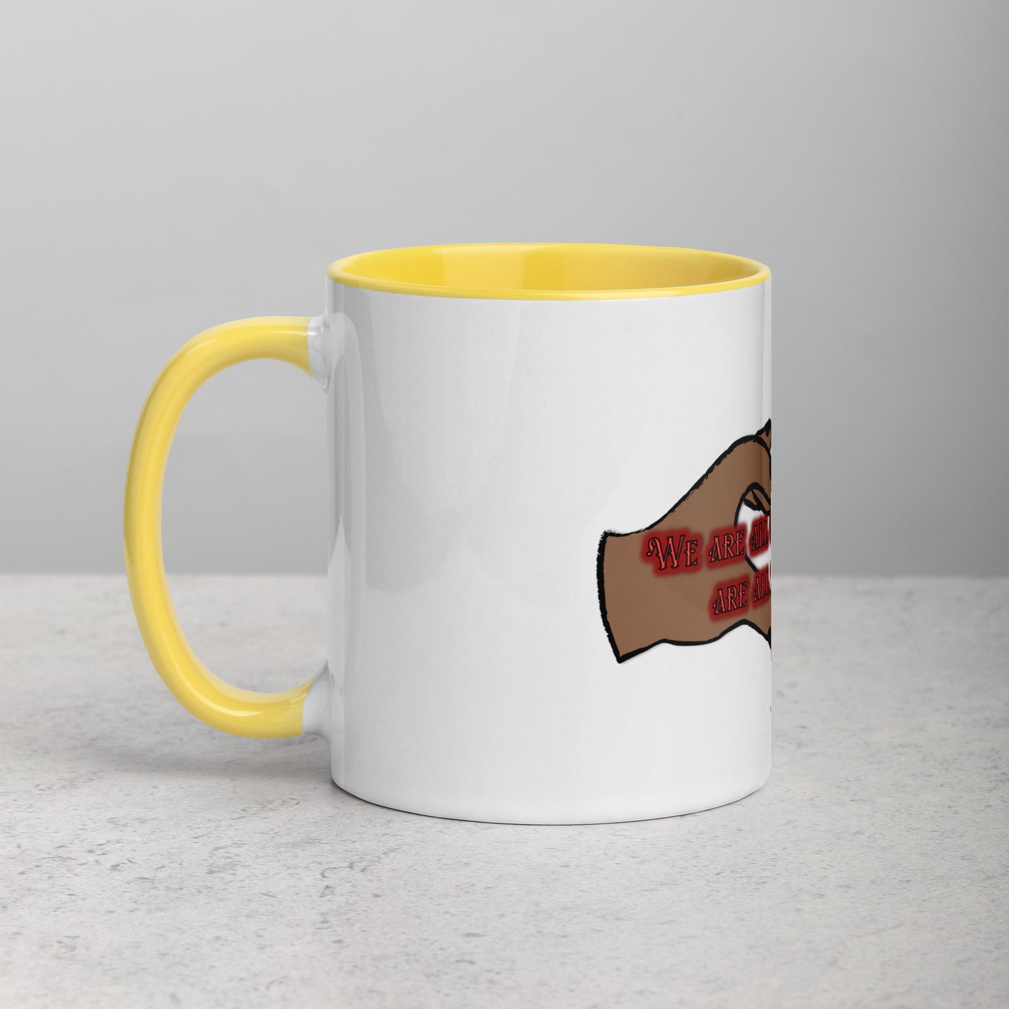 Unique Mug With Color Inside